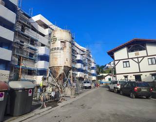 Urbanizazio lanak egiten ari dira San Martin auzoan