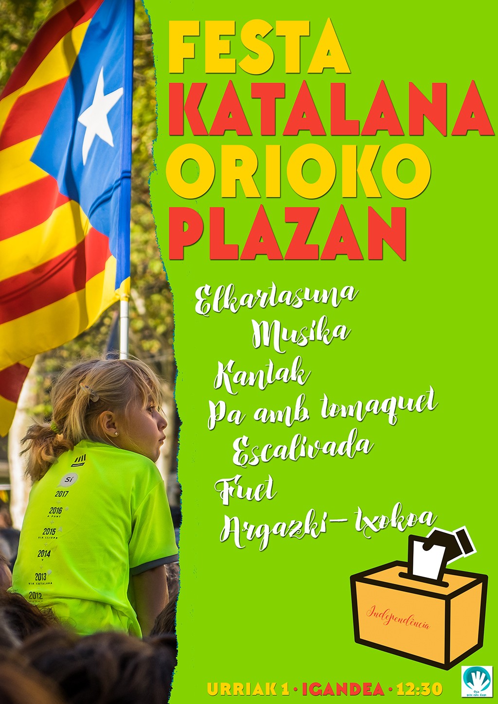 Festa katalana Orion urriaren 1ean