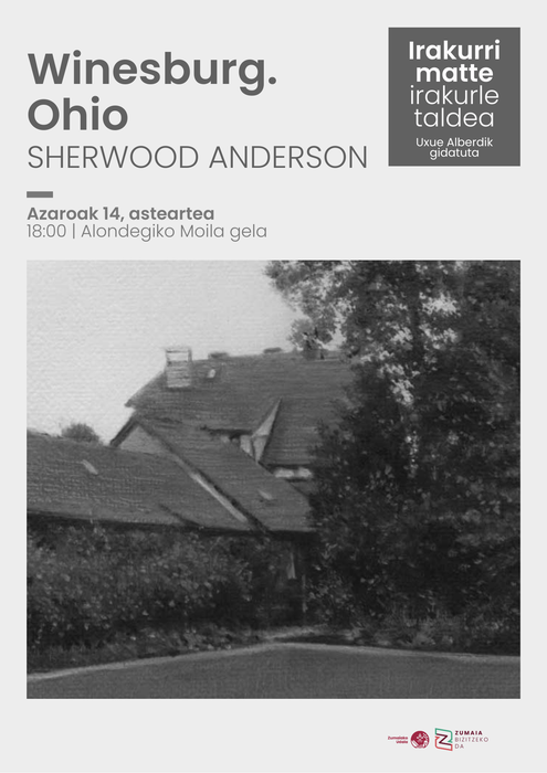 Irakurle taldearen saioa: Sherwood Andersonen 'Winesburg. Ohio'