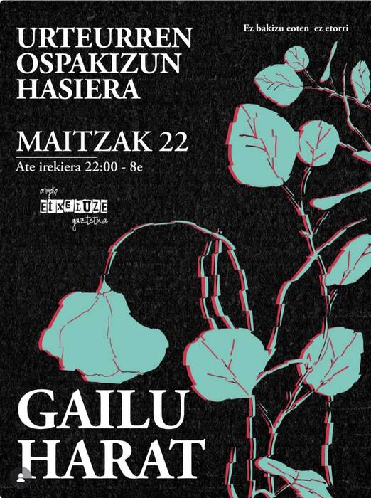 Kontzertuak: Gailu eta Harat