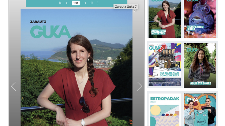 Alzheimerraren ikerketaz jardun du Miren Altunak urriko Zarautz Guka aldizkarian