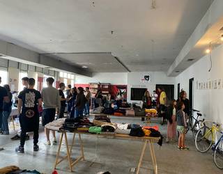 Musika eta bigarren eskuko azoka, Azkoitiko Gaztetxean