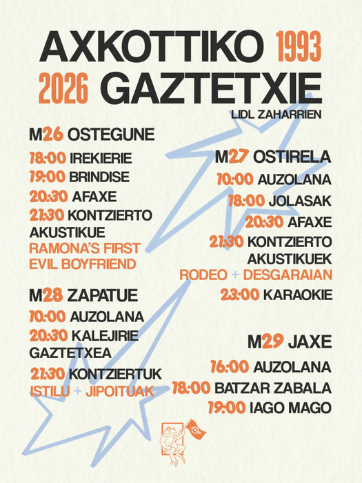 Azkoitiko Gaztetxearen lehen egunak