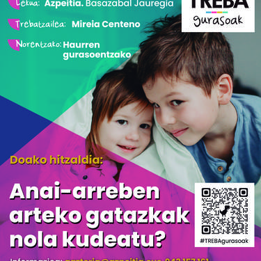 Hitzaldia: 'Anai-arreben arteko gatazkak nola kudeatu?'
