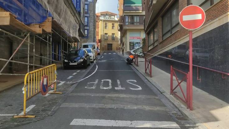 Bonifacio Etxegarai kaleko saneamendu-lerroan konponketak egingo ditu Udalak datozen bi egunetan