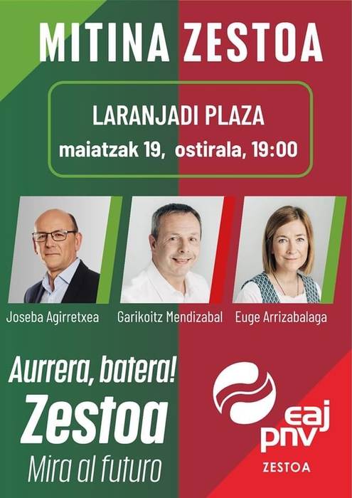 Zestoako EAJren mitina
