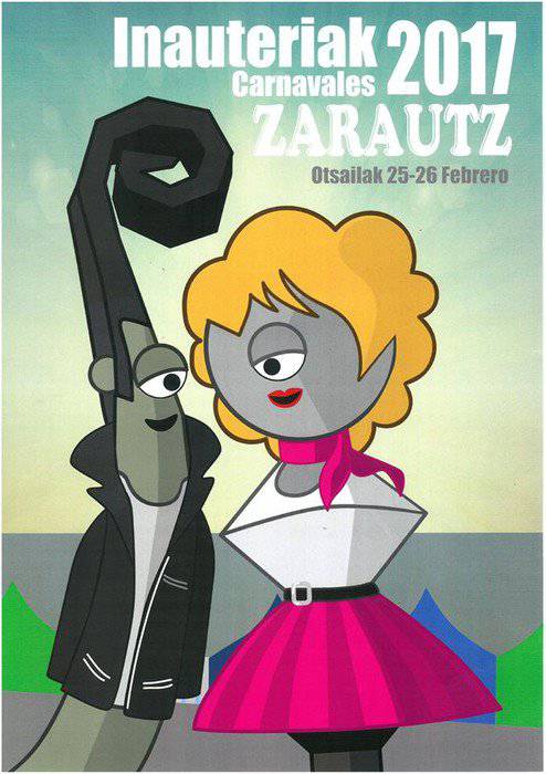 'Grease malekoian' lanak irabazi du Zarauzko Inauterietako Kartel Lehiaketa