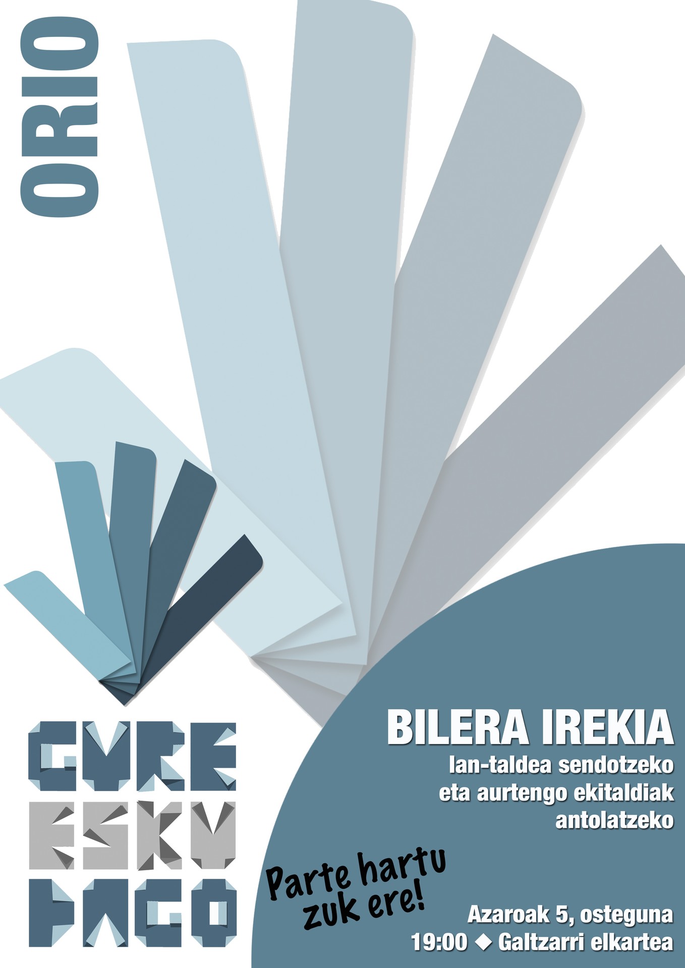 Kartelak: Gure Esku Dago taldearen bilera