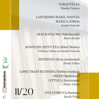 Musika eta Dantza Eskolaren Santa Zezilia eguneko jaialdia