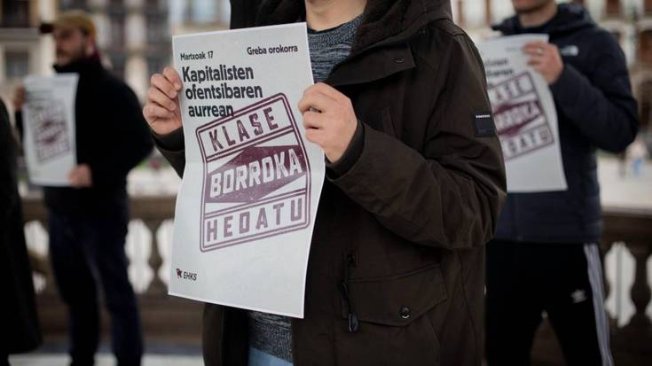 Martxoaren 17ko greba orokorraz hitz egiteko asanblada egingo du etzi EHKSk