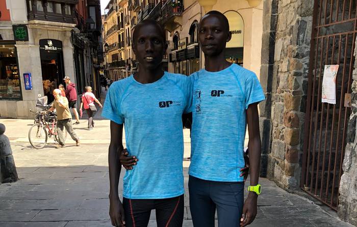 Robert Pkemboi eta Matthew Kiptanui lasterkari kenyarrak Orioko arraun elkartean izango dira gaur