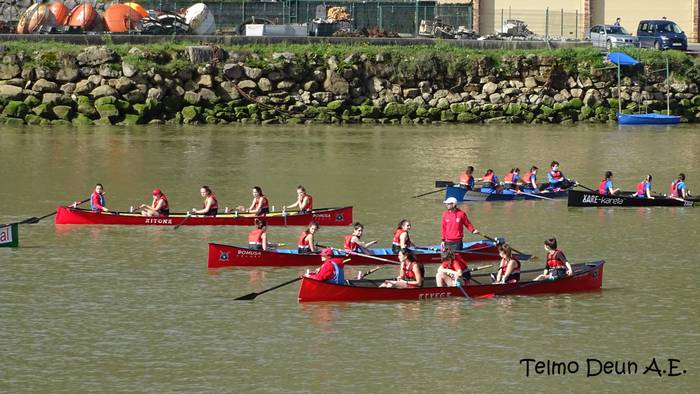 Infantil eta jubenil neskak, lehenak Orion jokatutako batel jardunaldian
