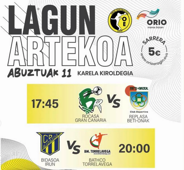 Eragin Torneo lagunarteko partida