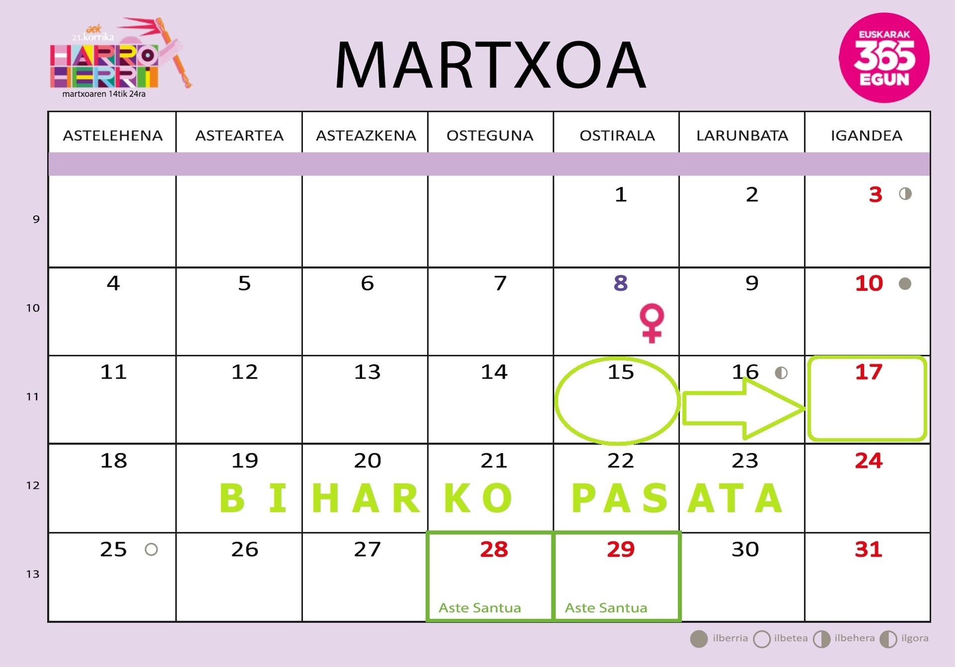 Zumaiako hitz bereziak:  BIHARKO PASATA