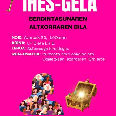 Berdintasunaren altxorraren bila