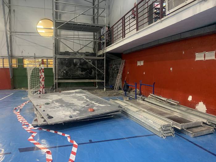 Aldunditik 372.901 euro jaso ditu udalak, kiroldegian zenbait lan egiteko