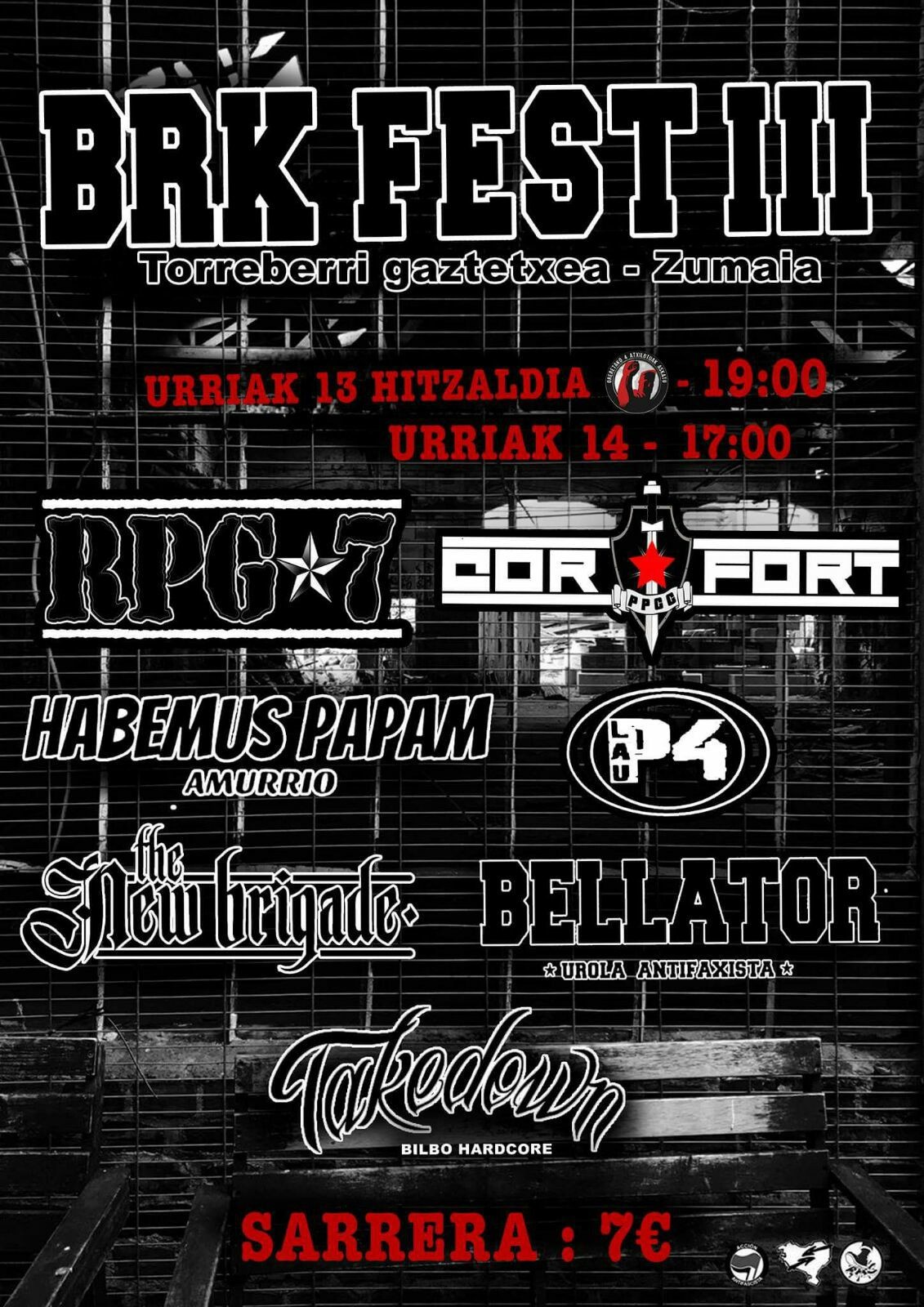 Hirugarren BRK Fest jaialdia egingo da asteburuan Torreberrin