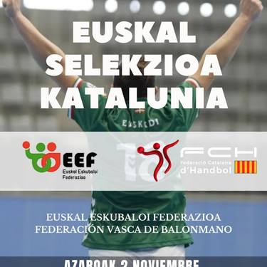 Eskubaloi partidak: Euskal Selekzioa-Katalunia