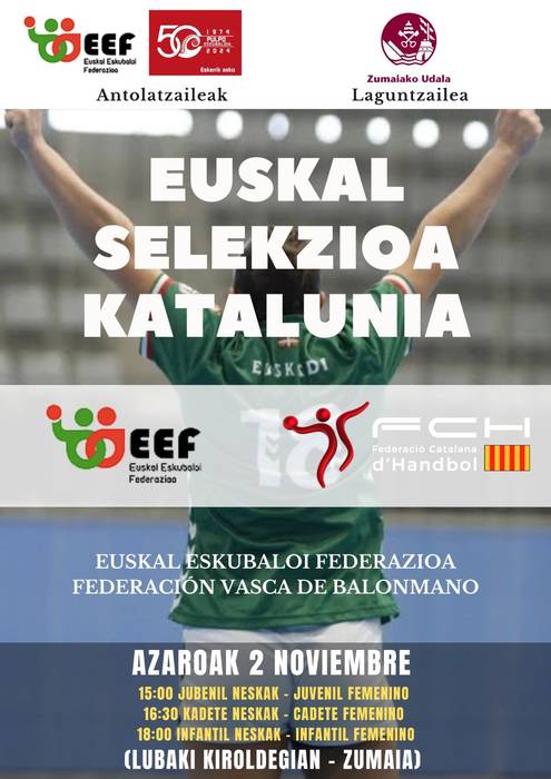 Eskubaloi partidak: Euskal Selekzioa-Katalunia