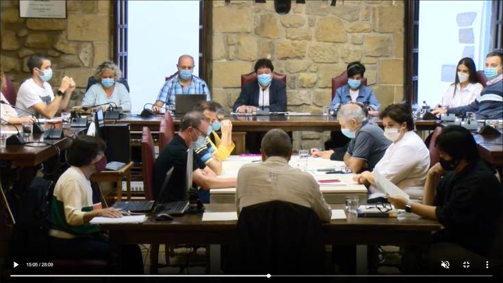 Bideoa: Zarauzko Udalaren iraileko udalbatzarra