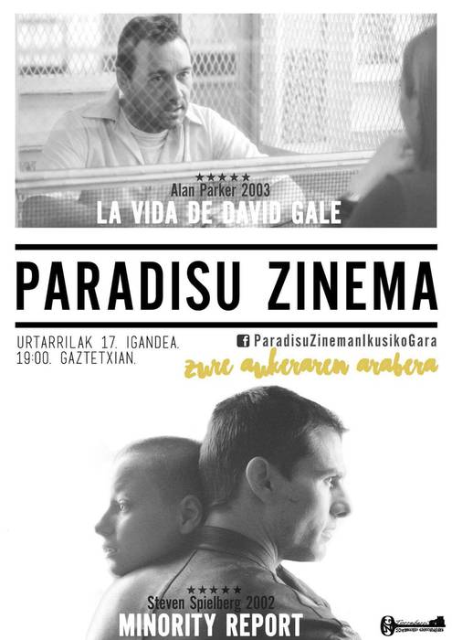 Paradisu Zinemako saioa izango da igandean Gaztetxean