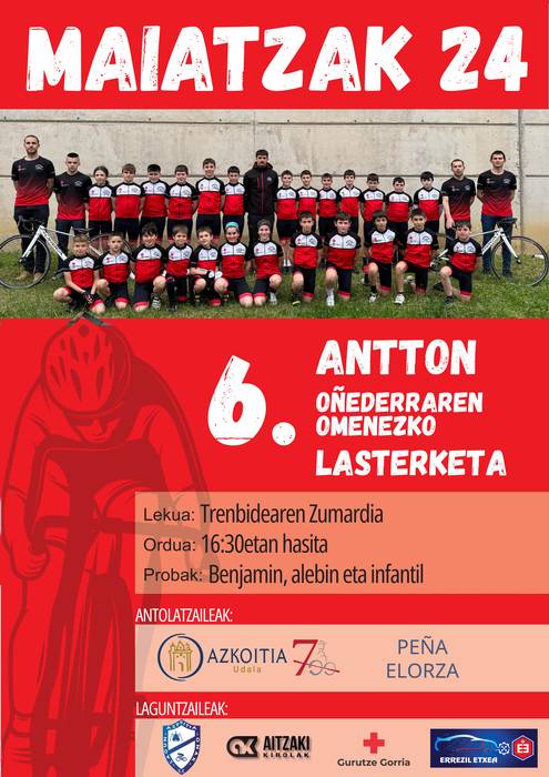 Proba: Antton Oñederraren omenezko VI. txirrindulari lasterketa