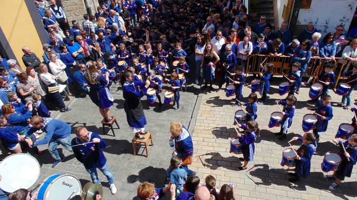 (BIDEOA) Haur danborrada San Telmo Martxa jotzen