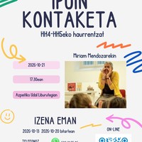 Ipuin kontaketa HH4-HH5eko haurrentzat, Miriam Mendozaren eskutik