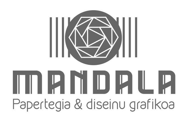 Mandala papertegia & diseinu grafikoa logotipoa