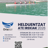 Ate irekiak: aisialdiko arrauna Oria Bizirekin