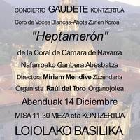 Emanaldia: Gaudete kontzertua