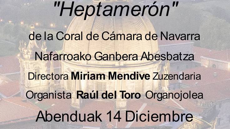 Kontzertua: Nafarroako Ganbera Abesbatza