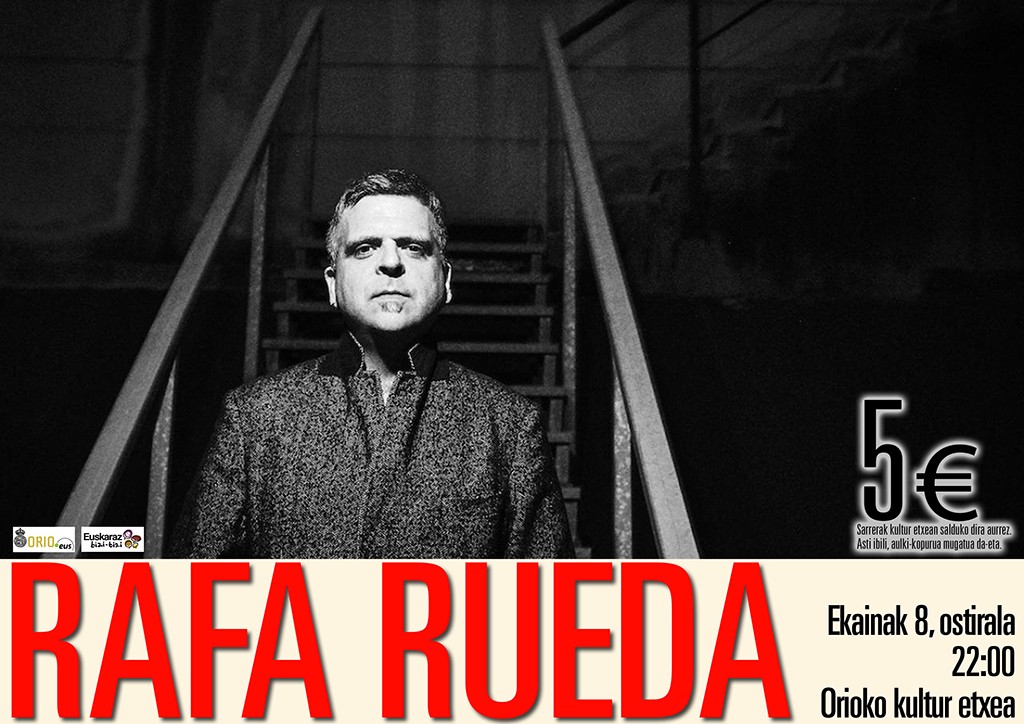 Rafa Ruedaren kontzertua ostiralean
