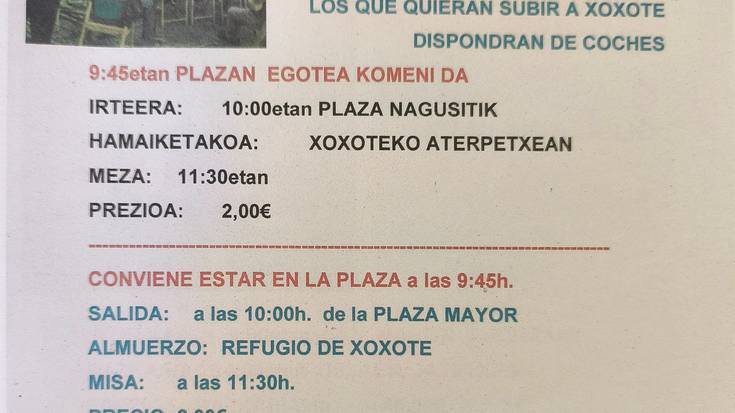 Irteera: Xoxotera igoera