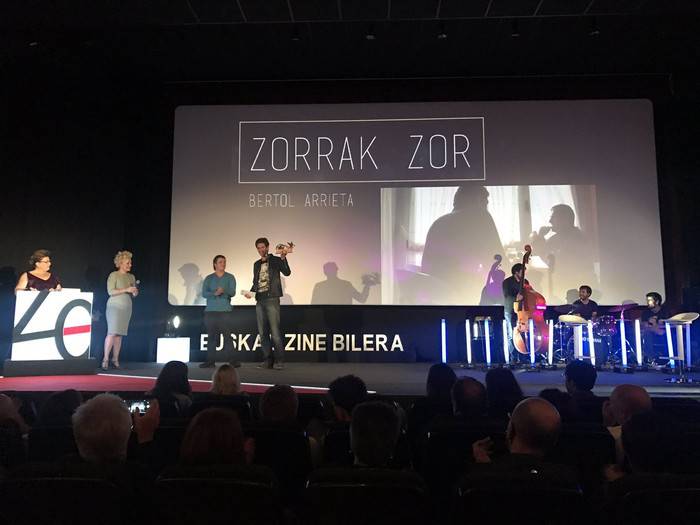 Bertol Arrieta saritu dute Euskal Zine Bileran