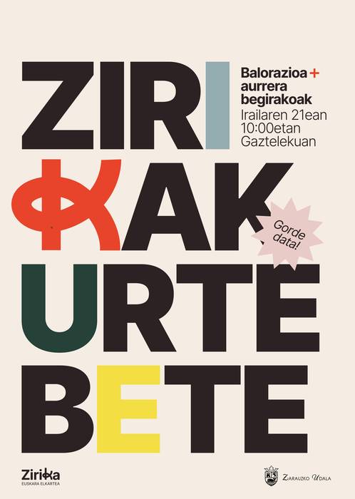 Hausnarketa goiza: Zirika euskara elkarteak urtebete