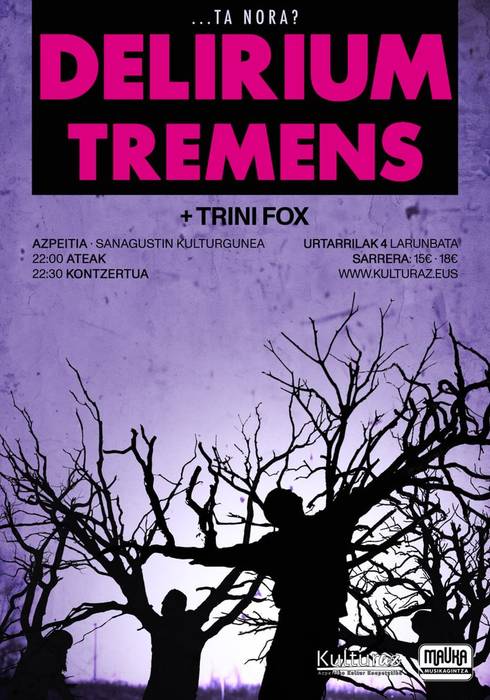 Kontzertua: Delirium Tremens eta Trini Fox