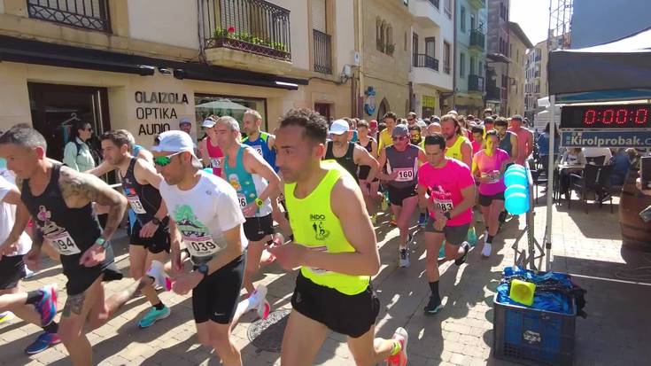 Zarauzko IV. Herri Lasterketa jokatu da gaur goizean