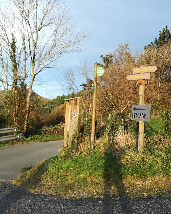 Aganburu eta Itxaspe arteko bidea itxita egongo da astelehenean, bi orduz