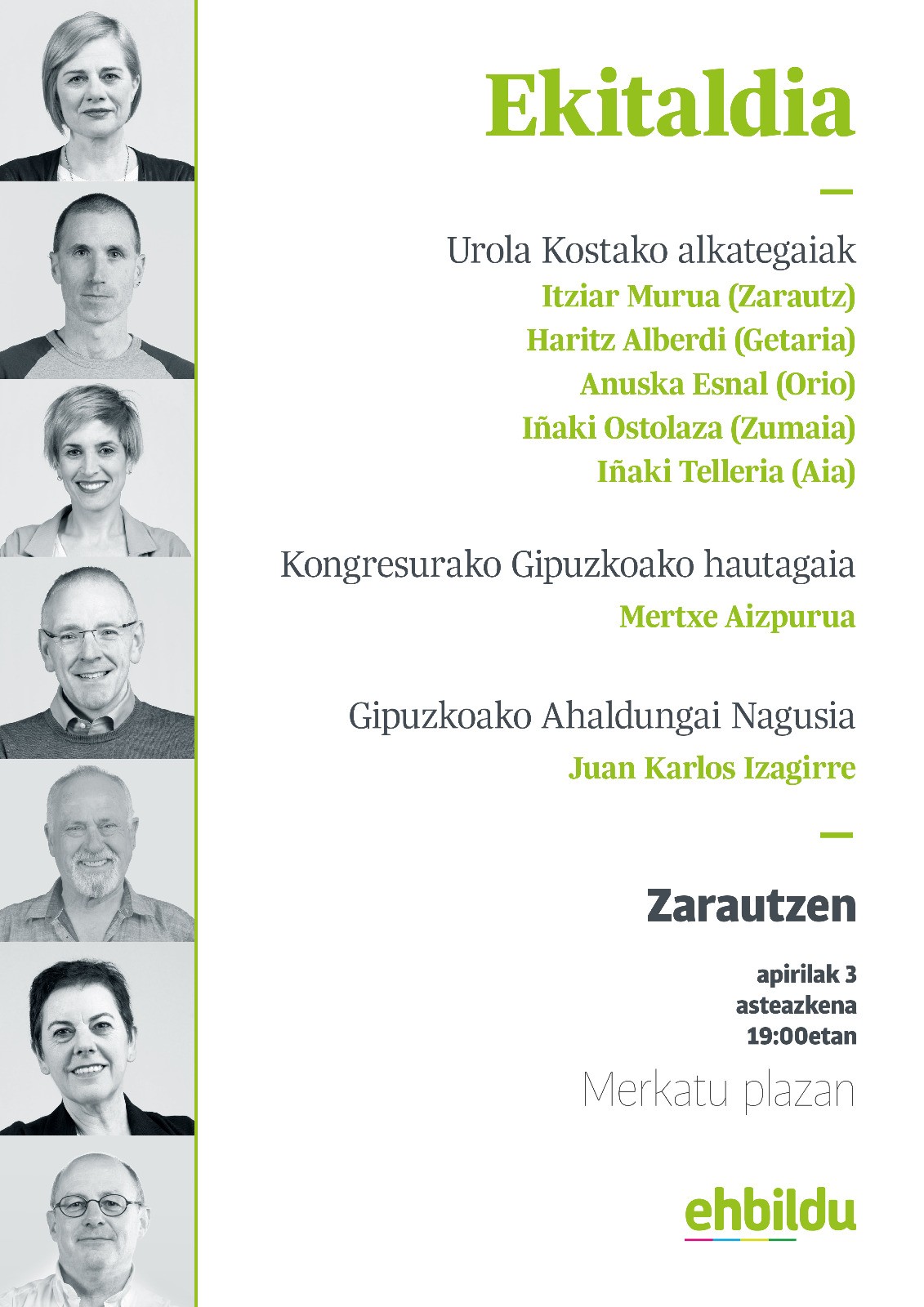 EH Bilduko eskualdeko ekitaldia