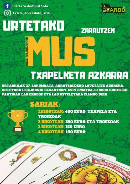 Urtetako 24. Mus Txapelketa Azkarra