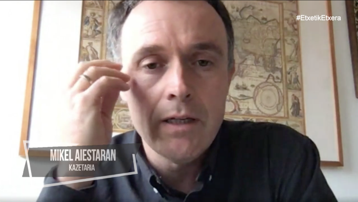 Mikel Aiestaran: "Guk bizi dugun egoerarekin kezkatuta izaten dira beti familiakoak, baina orain Jerusalemdik Azpeitira joan da kezka"