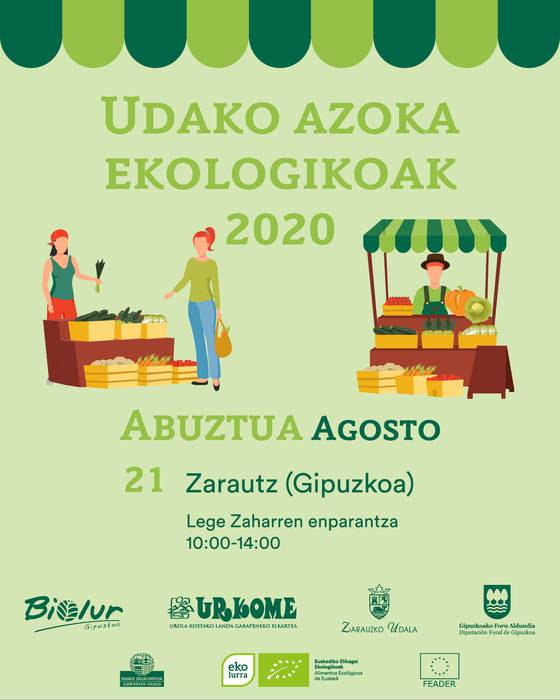 Nekazaritza Ekologikoaren Zarauzko XXIV. Azoka