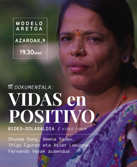 ‘Vidas en Positivo’ dokumentala eta solasaldia