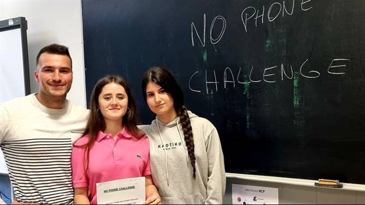 Telmo Lazkano irakaslearen 'No Phone Challenge' proiektua saritu du Osasun Sailak