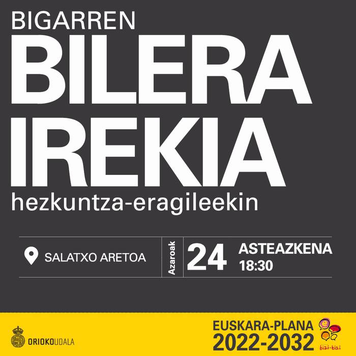 Euskara Plana: bigarren bilera hezkuntza eragileekin