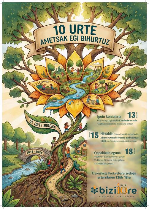 Eguna: Bizilore eskolaren 10. urteurreneko ospakizuna