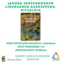 Liburu aurkezpena: 'Zuhaitzak eta arbolak Euskal Herrian'