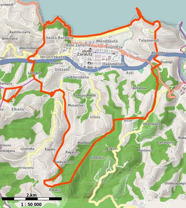Zarauzko mugak gogoraraziz