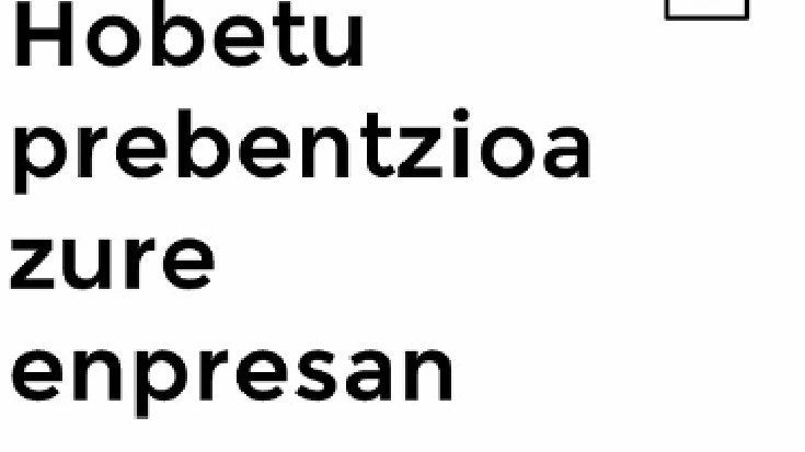 Urola Kostako Udal Elkarteak 'Zure enpresaren prebentzioa hobetu' programa abian du